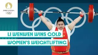 Li Wenwen Wins Women S Weightlifting 81kg Paris2024 Highlights 