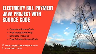 Electricity Board Department Bill Automation System in Core Java Swing with Mysql JDBC