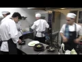 Busy kitchen at restaurant Alegre in Valparaiso Chile
