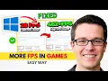 Your GPU Is Wasting FPS Fix Low GPU Usage in 2 Minutes