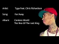 Far Away - Tyga Feat. Chris Richardson // Lyrics On Screen [HD]