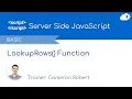 SSJS LookupRows in Salesforce Marketing Cloud