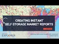 StorTrack Explorer Creating Instant Self-Storage Market Reports