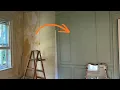 HUGE FRENCH DINING ROOM UPDATE Transforming my Stripped Plaster Walls with Trim and Paneling