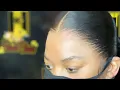 Hair Tutorial Middle Part Sleek Frontal Ponytail