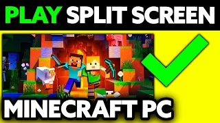 How To Play Split Screen Minecraft PC 2025 UPDATED