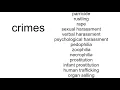 crimes meme template translation