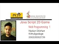 2D GAME DEVELOPMENT JAVA INSTITUTE FOR ADVANCE TECNOLOGY SELECTION PROGRAMME