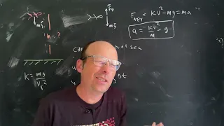 Python Physics MythBusters dropping Buster to Terminal Velocity