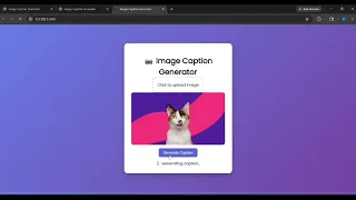 AI Image Caption Generator using Deep Learning Python Flask Mini Project
