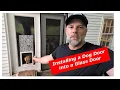 Installing a Dog Door into a Glass Door
