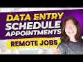 WORK FROM HOME Data Entry And Scheduler Jobs Currently Availalbe