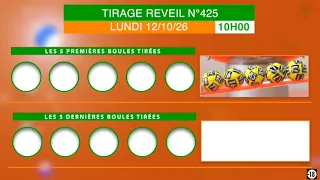 La vidéo du tirage réveil est disponible