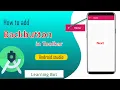 How to add BackButton UpButton on Toolbar in Android Studio Learning bot