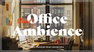Quiet Office Background Noise For Working Studying Office Ambience Sounds White Noise 사무실 백색소음 