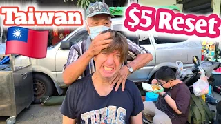 4 INSANE TAIWANESE STREET MASSAGE sent me straight TO THE MOON