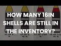 How Many 16in Shells Does The Navy Still Have?