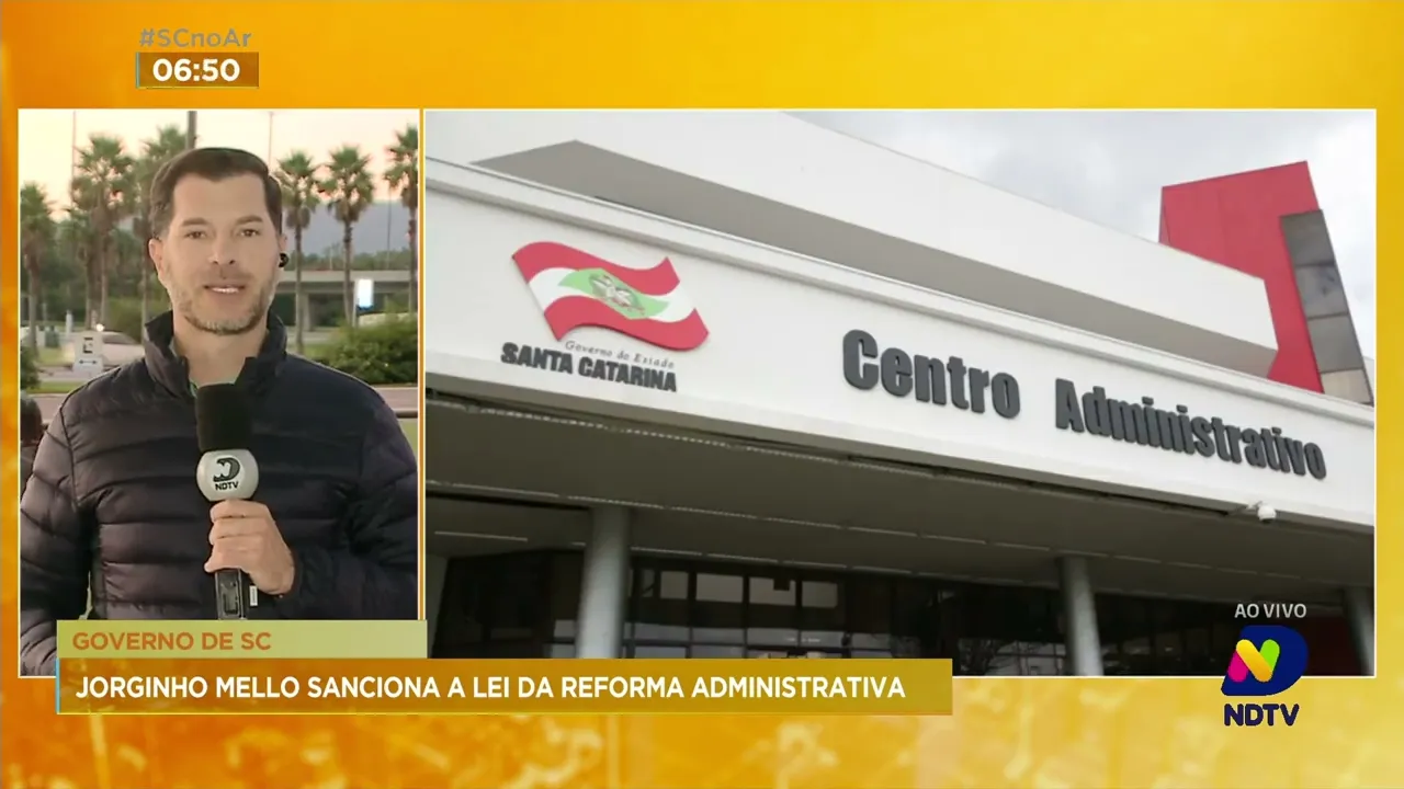 Governo de SC sanciona lei da reforma administrativa do Estado