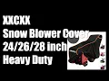 XXCXX Snow Blower Cover 28 inch Heavy Duty 600D Waterproof