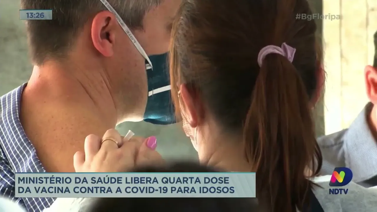 Ministério da Saúde libera quarta dose da vacina contra a covid-19 para idosos