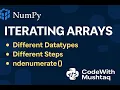 Iterating Arrays in NumPy - DataTypes Steps ndenumerate