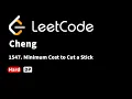 LeetCode 1547 Minimum Cost to Cut a Stick
