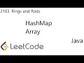 LeetCode 2103 Rings and Rods HashMap Array Java