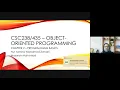 CSC435 Chapter 2 Programming basics part2