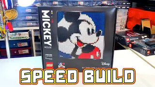 LEGO Mickey Mouse Art  - Speed Build - LEGO Set # 31202
