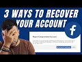 How To Recover a Facebook Account or Facebook Page UPDATED