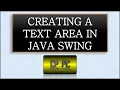 BlueJ Creating a text area in Java Swing Transistor World