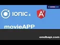 Ionic 4 Angular 7 movieAPP