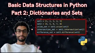 Basic Data Structures in Python Part 2 Dictionaries and Sets