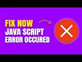 How to Fix A JavaScript Error Occurred in the Main Process Easy Fix