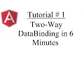 AngularJS Tutorial Two way Data-Binding in 6 Minutes With Examples