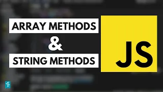 Array and String methods in javascript