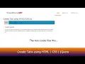 Create Tabs using HTML CSS jQuery
