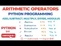 Arithmetic Operators in Python