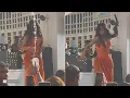 Cardi B throws mic into crowd after drink tossed at her on stage in Las Vegas