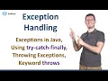 Exception Handling - Java Foundations Certification