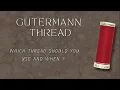 Sewing Thread for Beginners Gutermann Thread