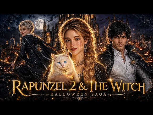 Rapunzel 2 & The Witch Halloween Action AI Movie