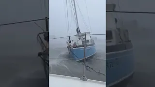 Surviving Hurricane Ian on his boat!