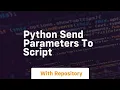python send parameters to script