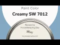 Creamy SW 7012 White Paint Coordinating Colors Trim Colors That Go With Undertones