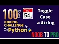 Day 54 100 Days Coding Challenge in Python