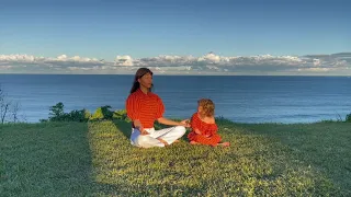 A Summery Mother-Daughter Yoga Session with Helena Vestergaard