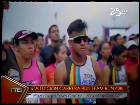 4ta edición carrera Run Team Run 42K plaza Lagos Town Center - 30 de Septiembre