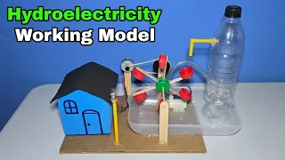 How to Make a Hydroelectricity Generator | Science exhibition project working model | Project 2026