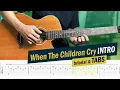 Download Lagu White lion - When The Children Cry Intro Guitar Tutorial + TAB